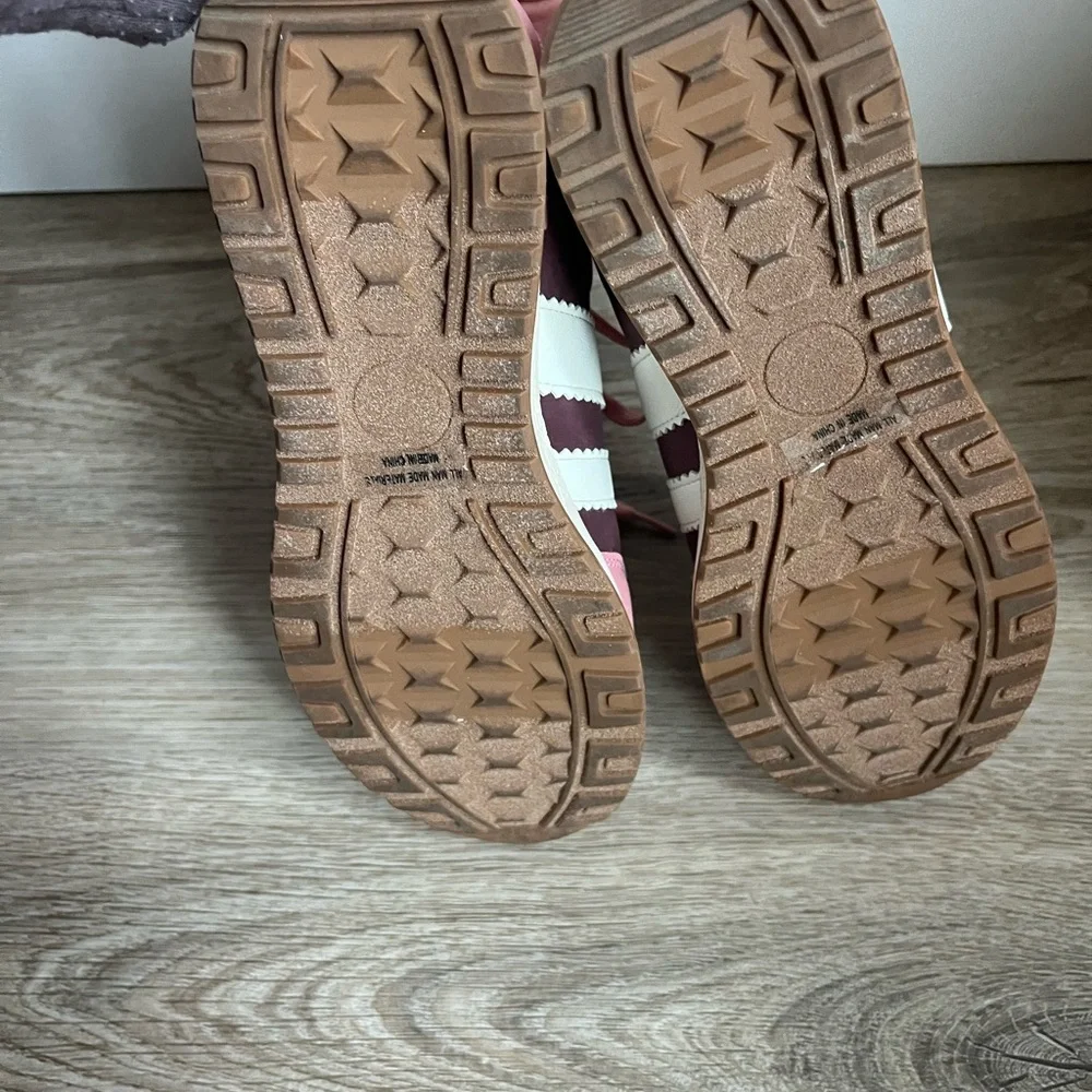 DV Dolce Vita Pink Blush and Maroon Sneakers